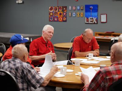 Roger Wells discusses healthcare at the Lexington Grand Generation Center